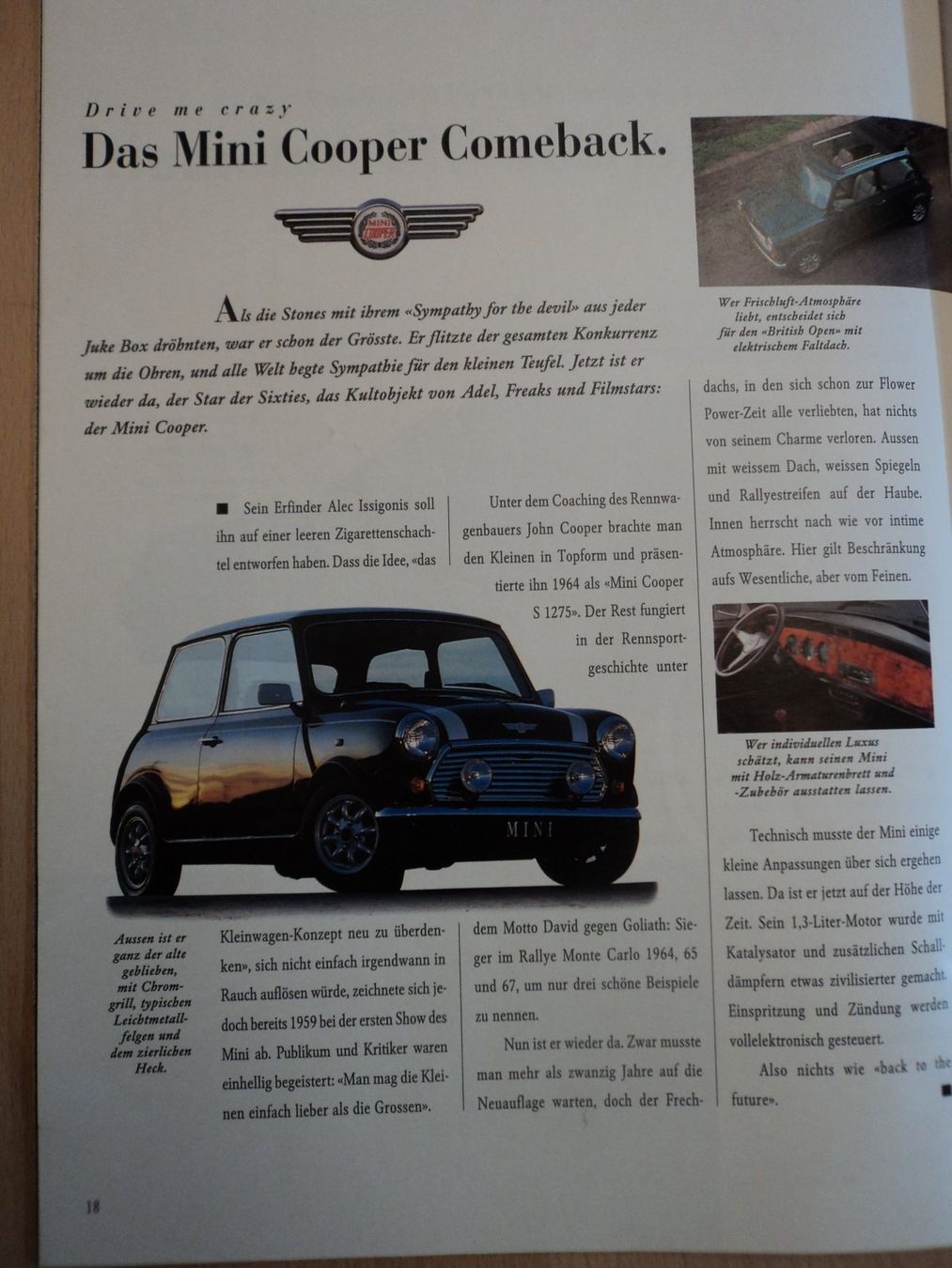 Rover Dokumente: Prospekt Rover Gesamtprogramm 1993 mit Mini, Discovery usw. – Gebraucht aus Schwarzenburg von modelCARama 2