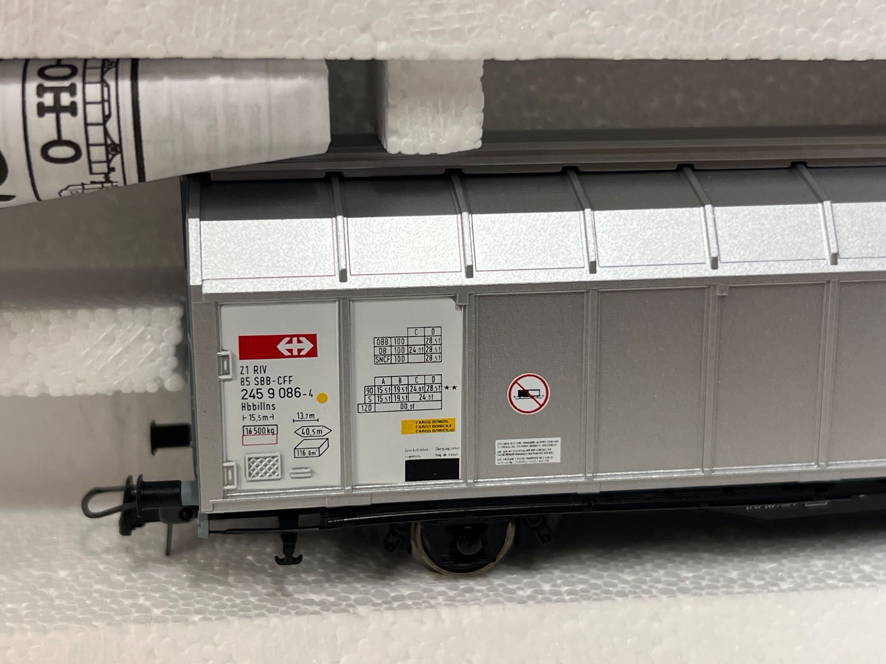 Roco Modellini di ferrovie: Roco 46945 SBB AAE Hbbillns H0 DC – Nuovo e nell'imballaggio originale da Neuenhof venduto da ludovicco 1