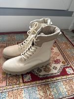 Gabor Damen Schnürstiefel beige Grösse 40 neuwertig