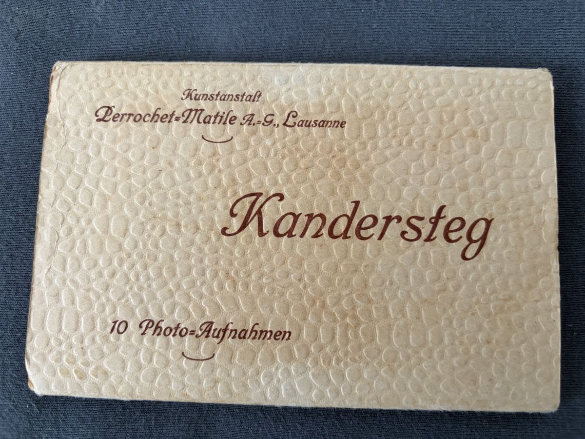 Cartoline postali: Postkarten-Buch Kandersteg – Usato da Bern venduto da estalin