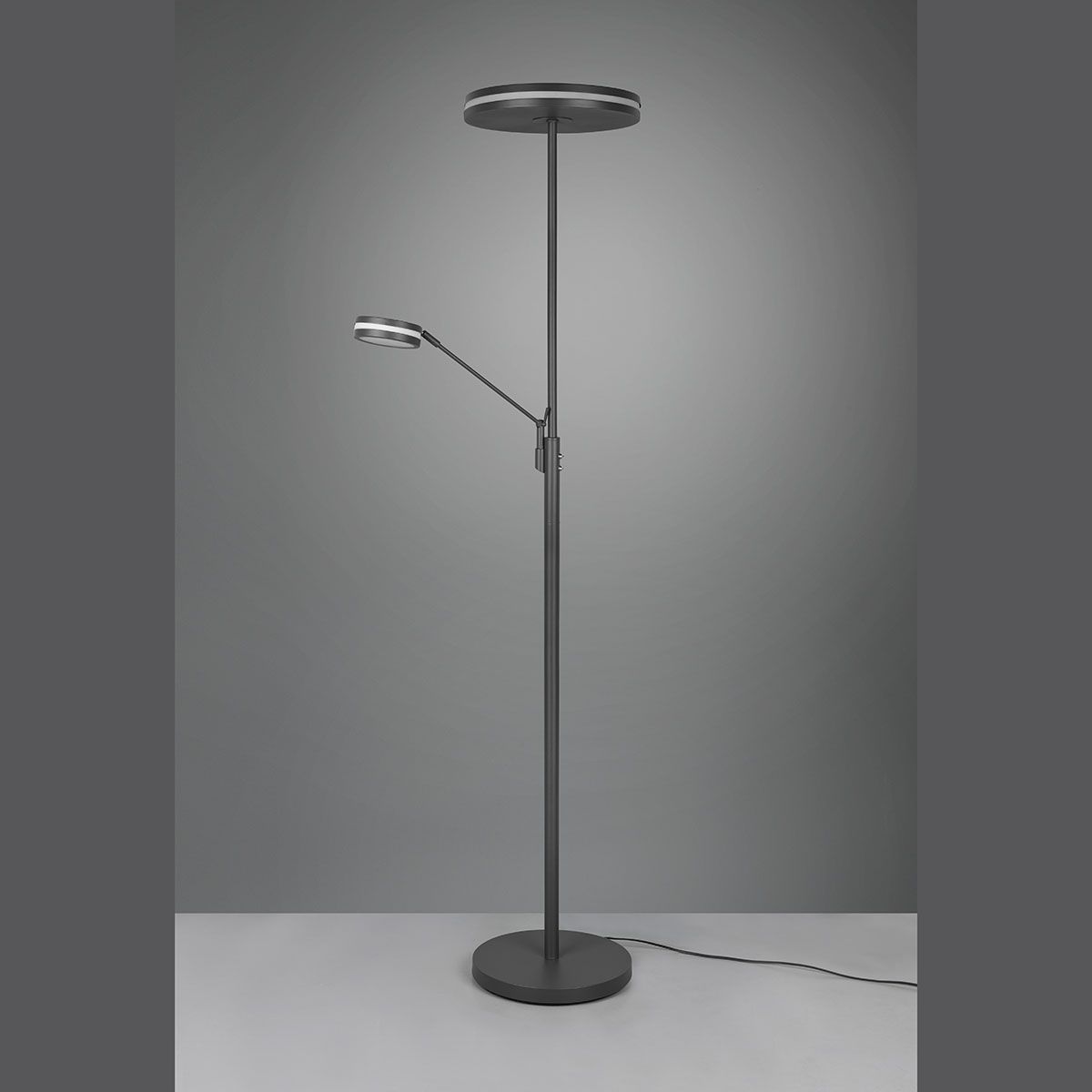 Lampade: LED Stehleuchte, Anthrazit, Dimmer, CCT – Nuovo (secondo la descrizione) da Kreuzlingen venduto da Smart-Light 5