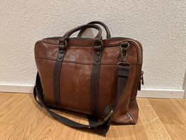 Leder Laptoptasche Braun – sehr guter Zustand