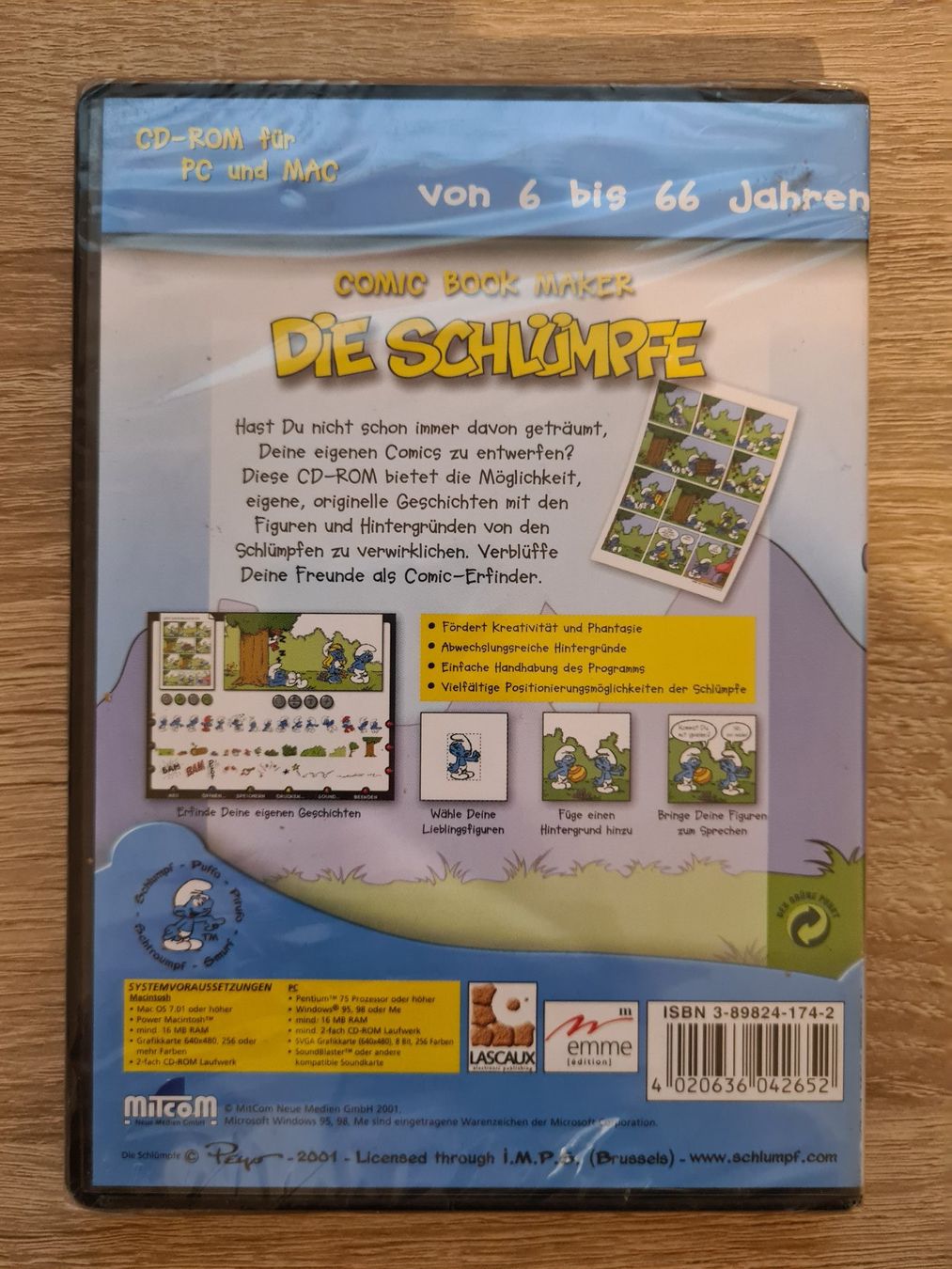Giochi: Die Schlümpfe Comic Book Maker (German) - PC - NEW – Nuovo e nell'imballaggio originale da Carouge GE venduto da Franllo 1
