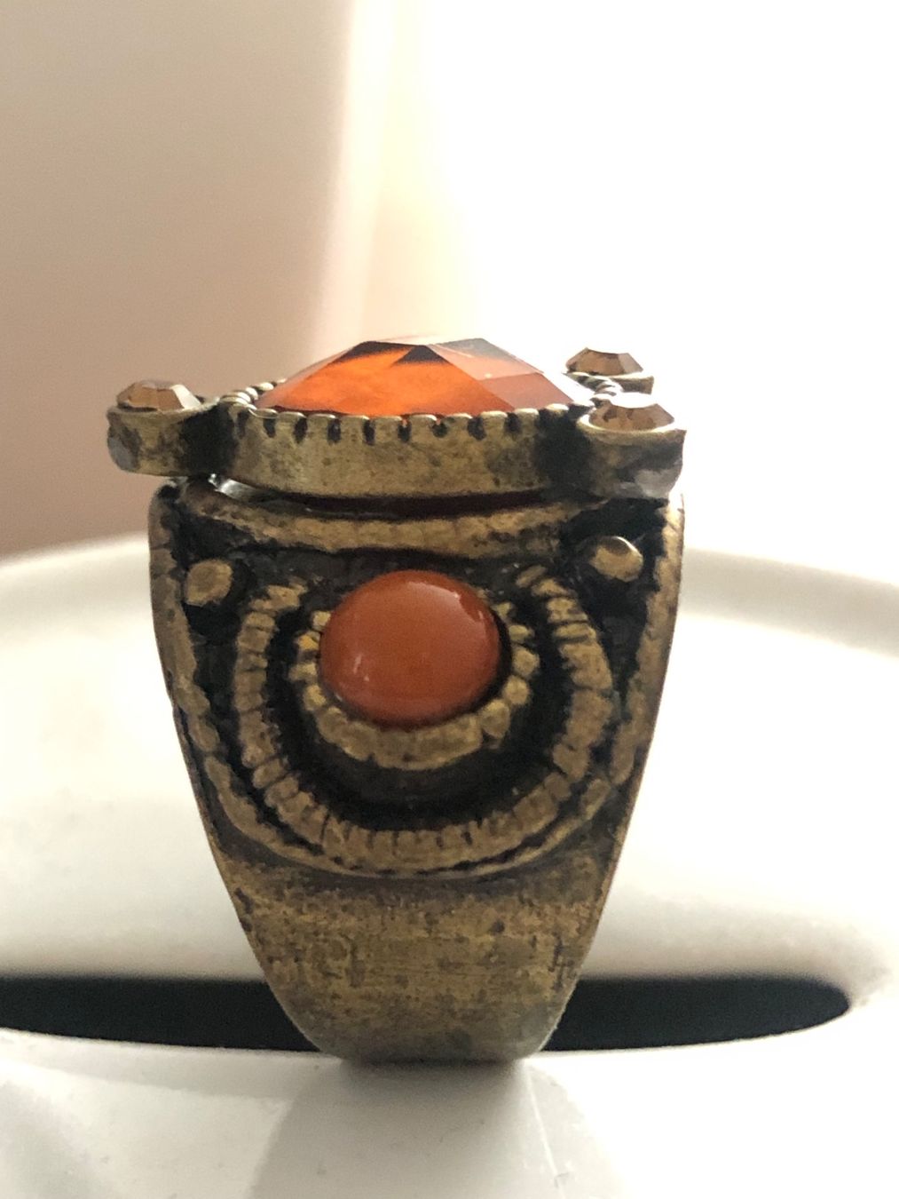 Anelli: Ring mit Achat – Nuovo (secondo la descrizione) da St. Moritz venduto da Capricorn88 1