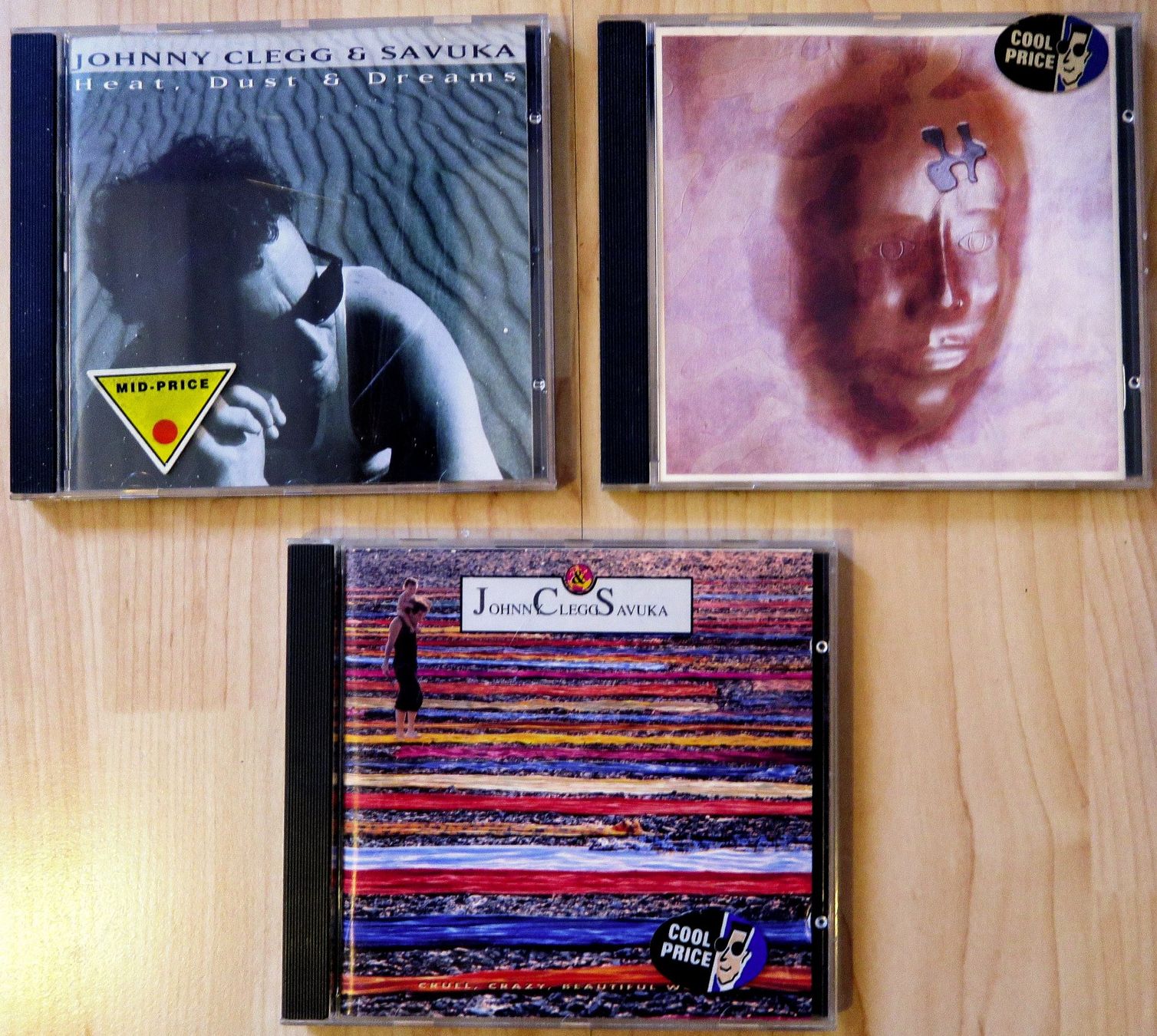 CD: 3 CDs Johnny Clegg & Savuka – Usato da Hombrechtikon venduto da Bluecoral