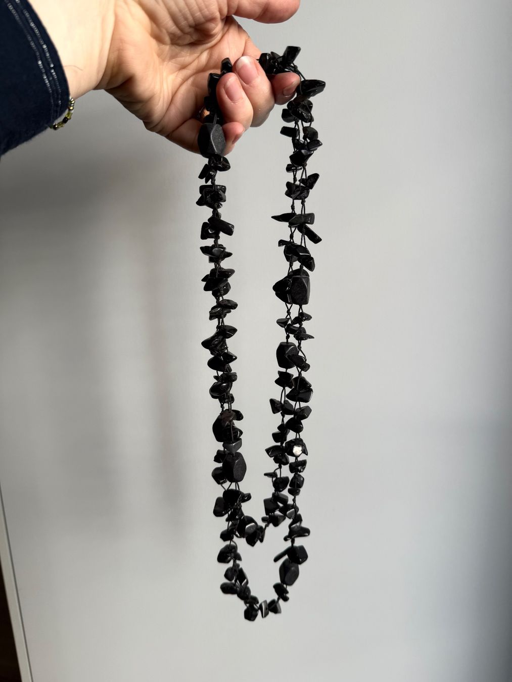 Catenine: Schwarze Stein Kette NEU – Nuovo e nell'imballaggio originale da Basel venduto da Chili007 2