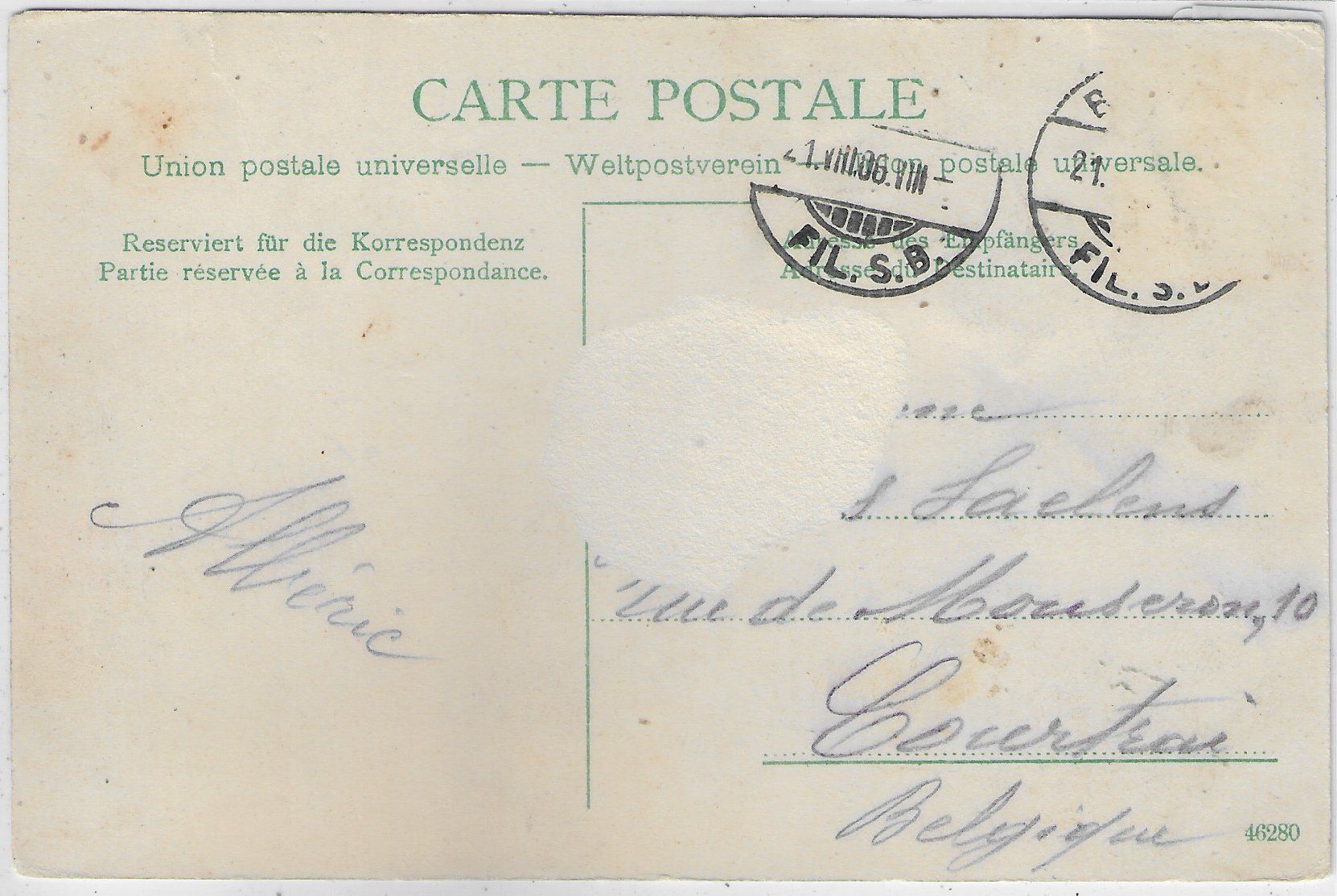 Cartoline postali: Basel - Spalenvorstadt - Litho – Difettoso da Ettingen venduto da Kartenplanet 1