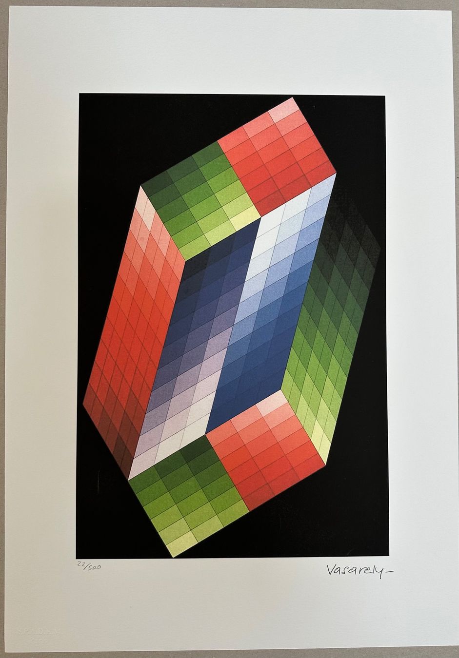 Dipinti: Vasarely: Untitled 22/500 – Nuovo (secondo la descrizione) da Meilen venduto da Smgdesign