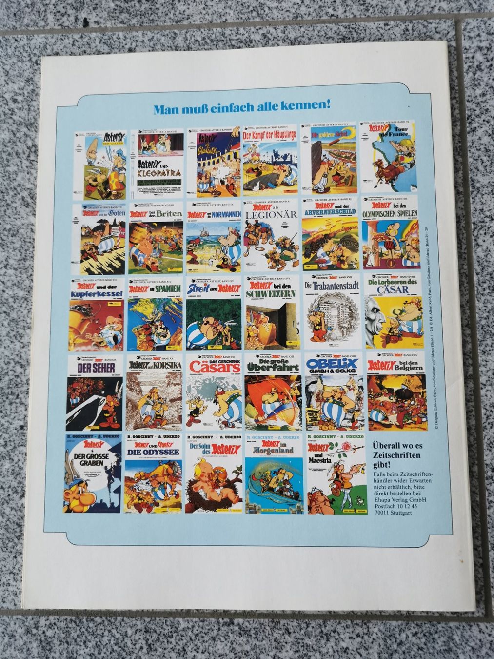 Fumetti: Asterix - Das Geschenk Cäsars - Band 21 – Usato da Tägerschen venduto da H0udini 1