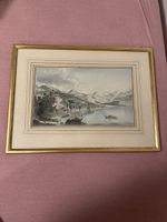 Johann Ludwig Aeberli (1802-1845) Brienz am See Aquarell