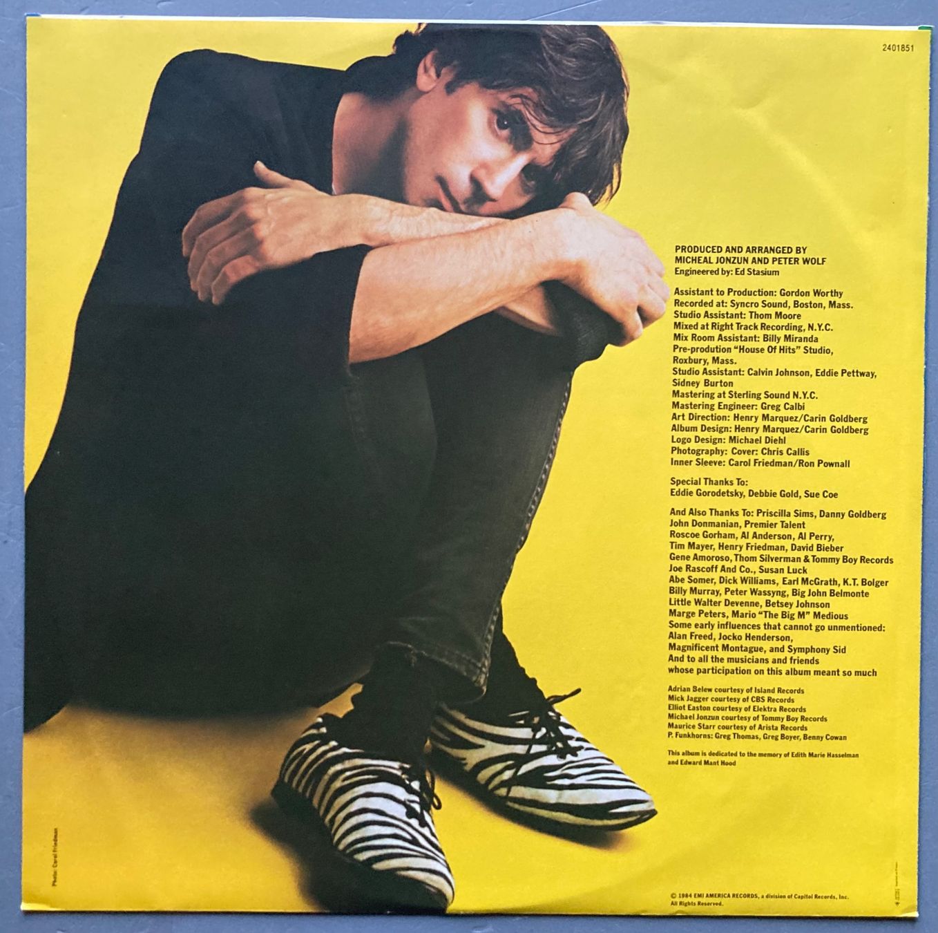 Dischi in vinile: THE J. GEILS BAND / PETER WOLF - LIGHTS OUT – Usato da Poliez-Pittet venduto da Newtown-Records 2