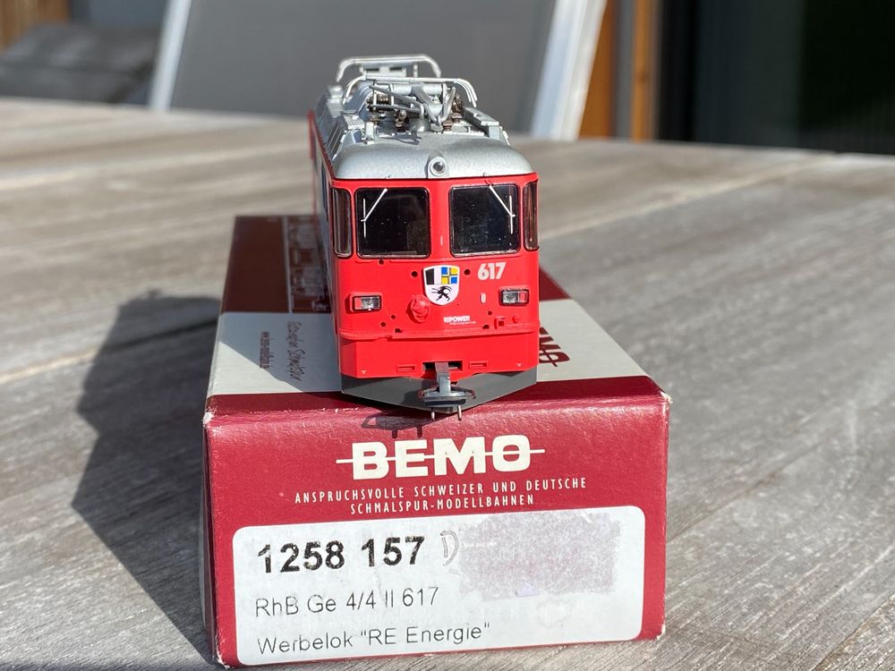 LGB 28443 Ge 4/4 II 617 - Locomotive électrique 50 Jahre, MFX/Sound, Édition Limitée (Occasion Comme Neuve)