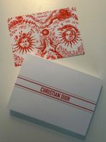 NEW - Wonderful DIOR Greetings Cards