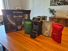 Didiesse Kaffeemaschine Dark Side schwarz mit 75 pads