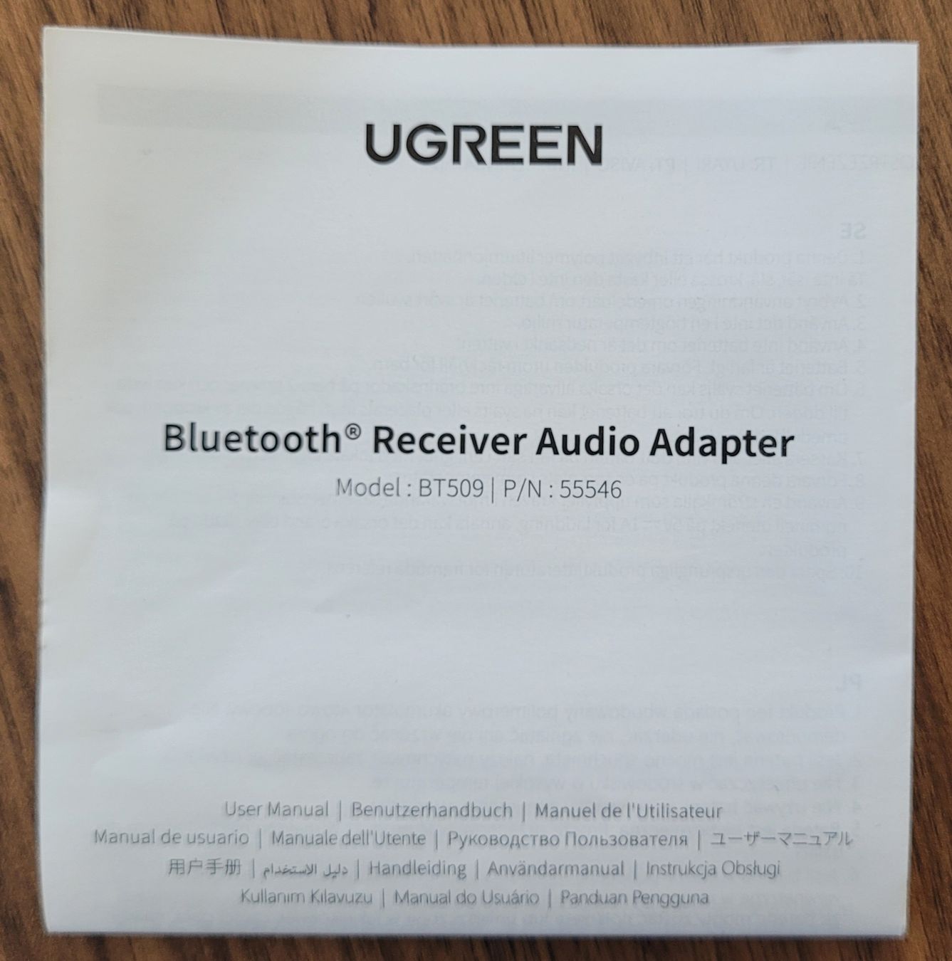 Ugreen Laufwerke & Adapter: UGREEN BT 509, Bluetooth Audio Adapter – Neu (gemäss Beschreibung) aus Brunnen von har_8tr2 5