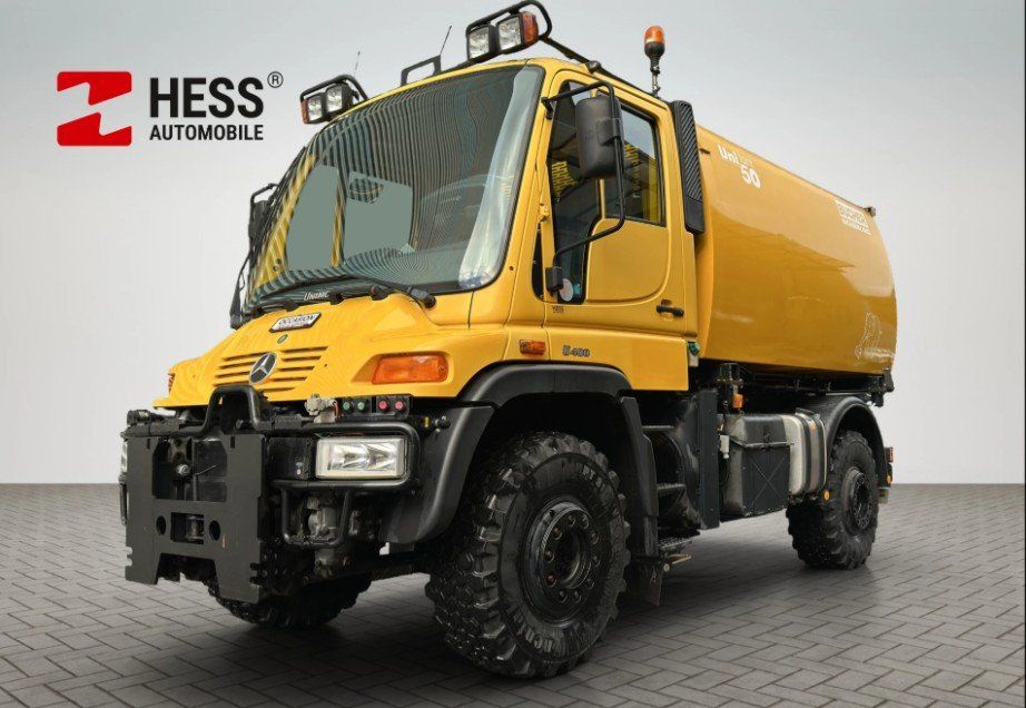 Mercedes-Benz Veicoli commerciali: Unimog U400 Kehrmaschine – Usato da Alpnach-Dorf venduto da Hess-Automobile