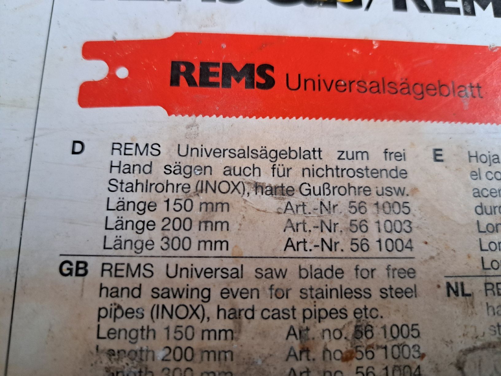 Tutte le macchine: RemsTiger – Usato da Tegerfelden venduto da Spick67 1