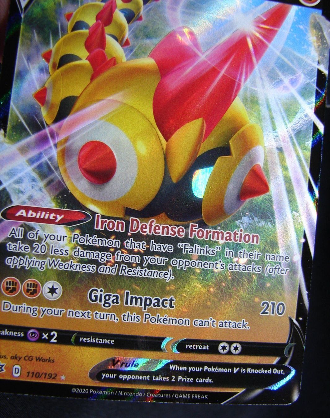 Pokémon Carte collezionabili: Falinks V - Ultra Rare Holo - Mint  /106 – Nuovo (secondo la descrizione) da Rümlang venduto da coh_87ww 5