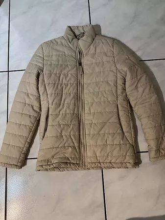 Daunenjacke beige Gr.S/M