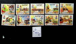 AFRIQUE ÉTHIOPIE SÉRIE TIMBRES NEUFS** 1984.  9 EUROS /AT63