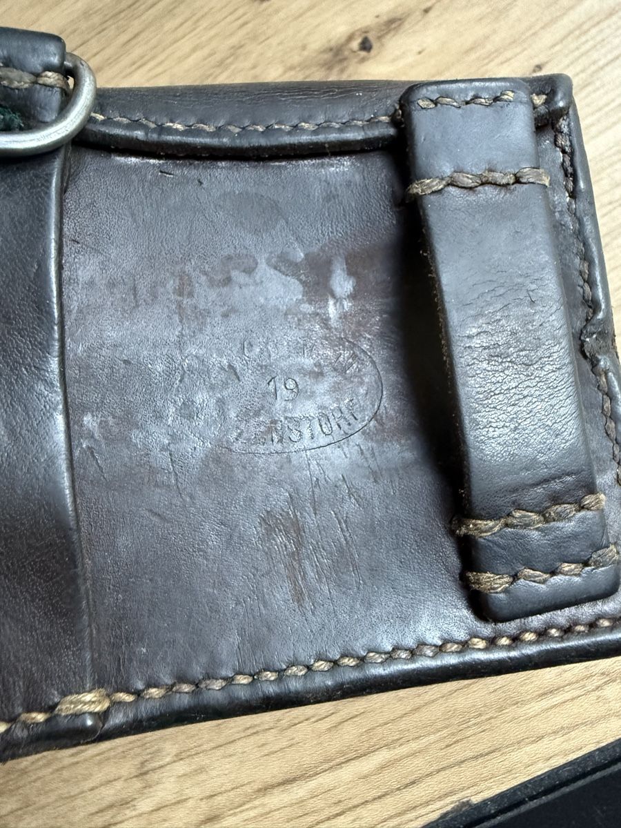 Schweizer Armee Borse: Alte Schweizer Militärtasche, Leder, 1919 – Usato da Buch am Irchel venduto da Sweetharth 5