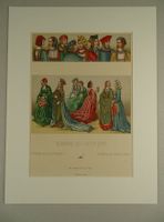 EUROPÄISCHE KOSTÜME, 6 LITHOGRAPHIEN