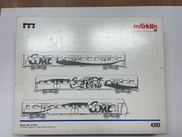 Märklin H0, 4393, Coca-Cola Wagen Set, neuwertig & OVP!