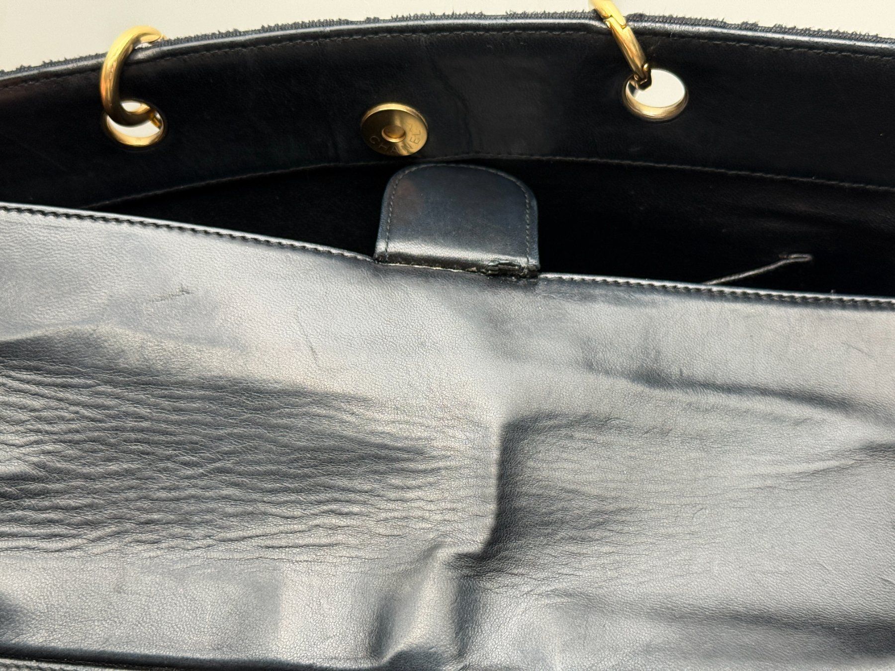 Chanel Borse da donna: Sac Chanel - Chocolate Bar Chain Tote – Usato da Genève venduto da rosebud635 5