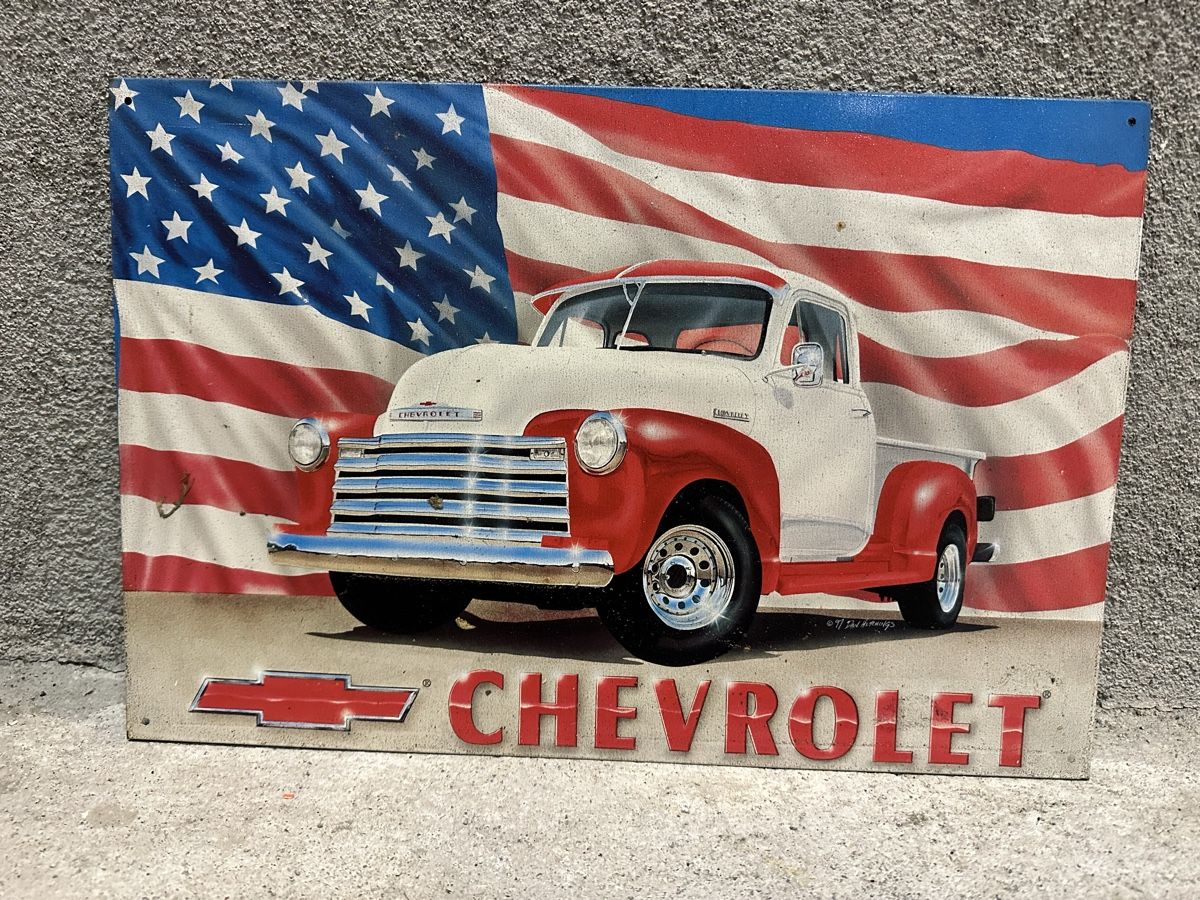 Schilder: Chevrolet gm pick up Truck Oldtimer Classic – Neu (gemäss Beschreibung) aus Reinach AG von rares75