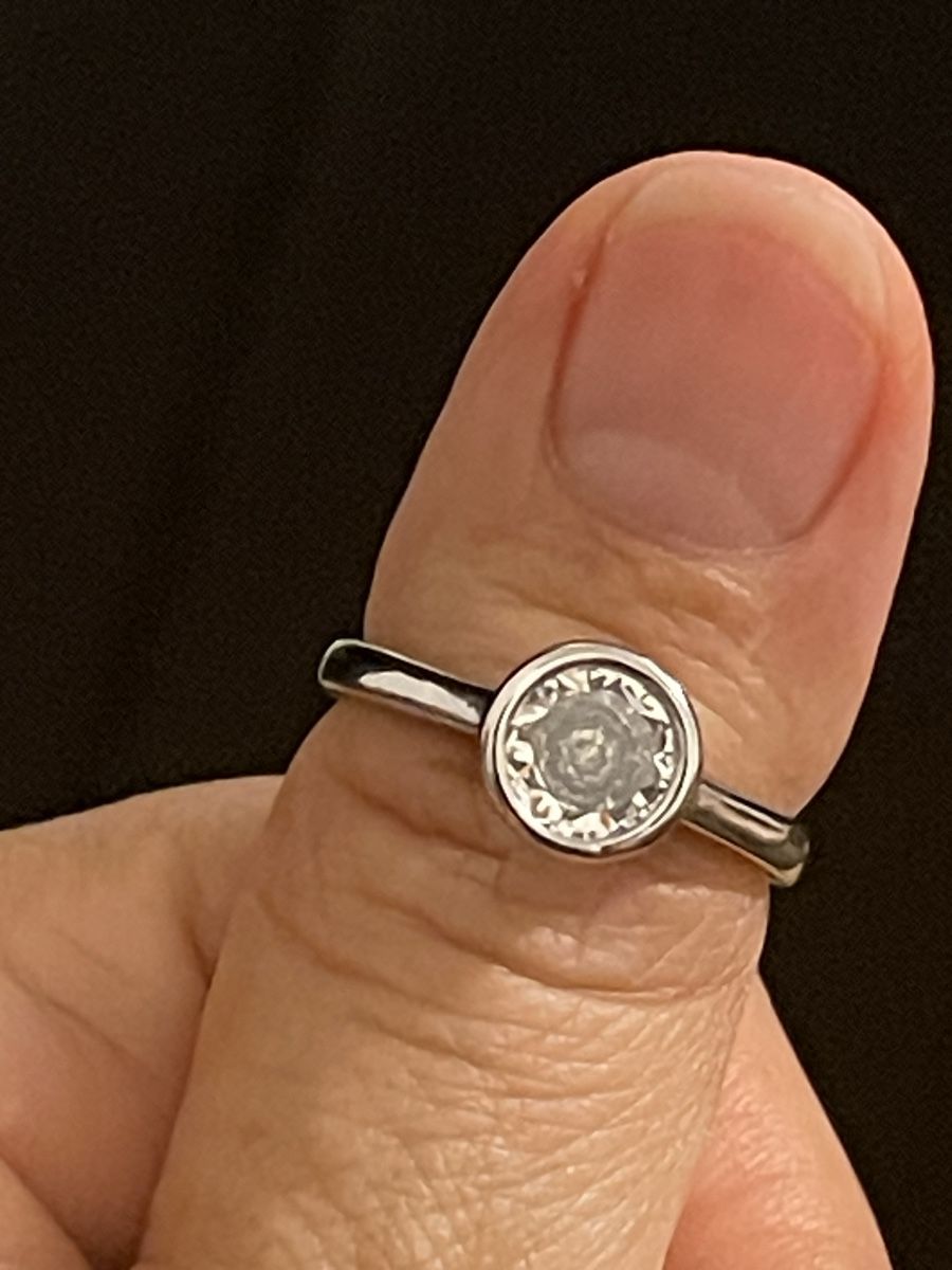 Anelli: Bague  pierre zirconium rond  58 neuve  – Nuovo (secondo la descrizione) da Kloten venduto da Vermicelles 3