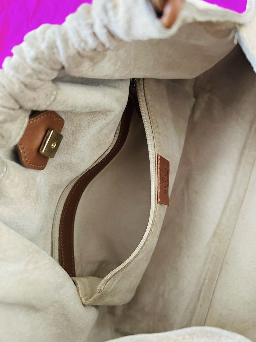 Gucci Taschen für Damen: Gucci vintage suede bag – Gebraucht aus Adliswil von mollymoo 4