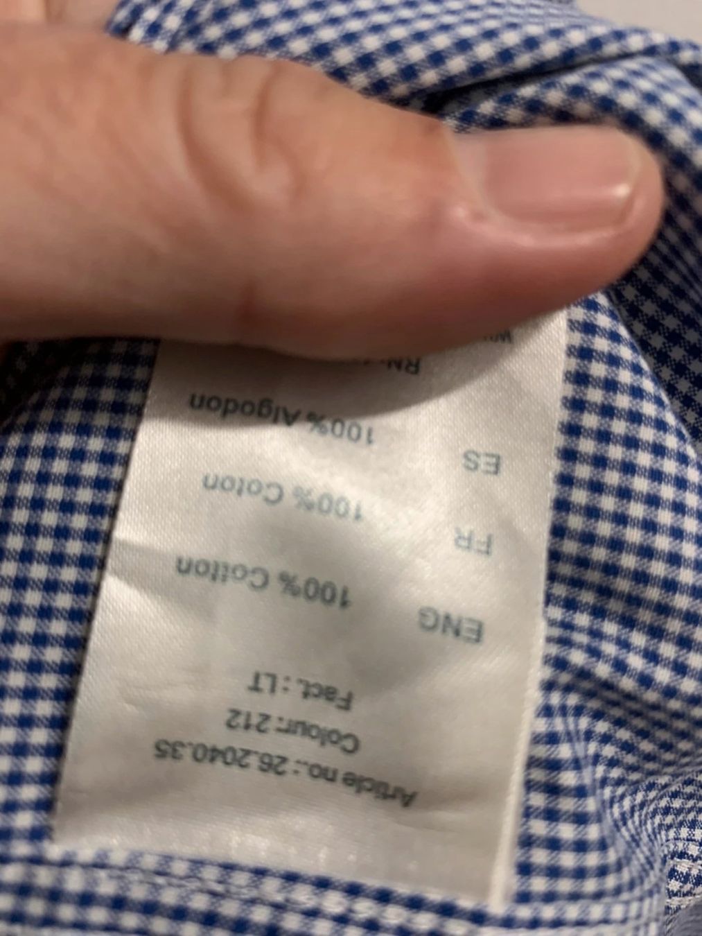 Camicie: Chemise McGregor – Usato da Mont-sur-Lausanne venduto da Didinho 3