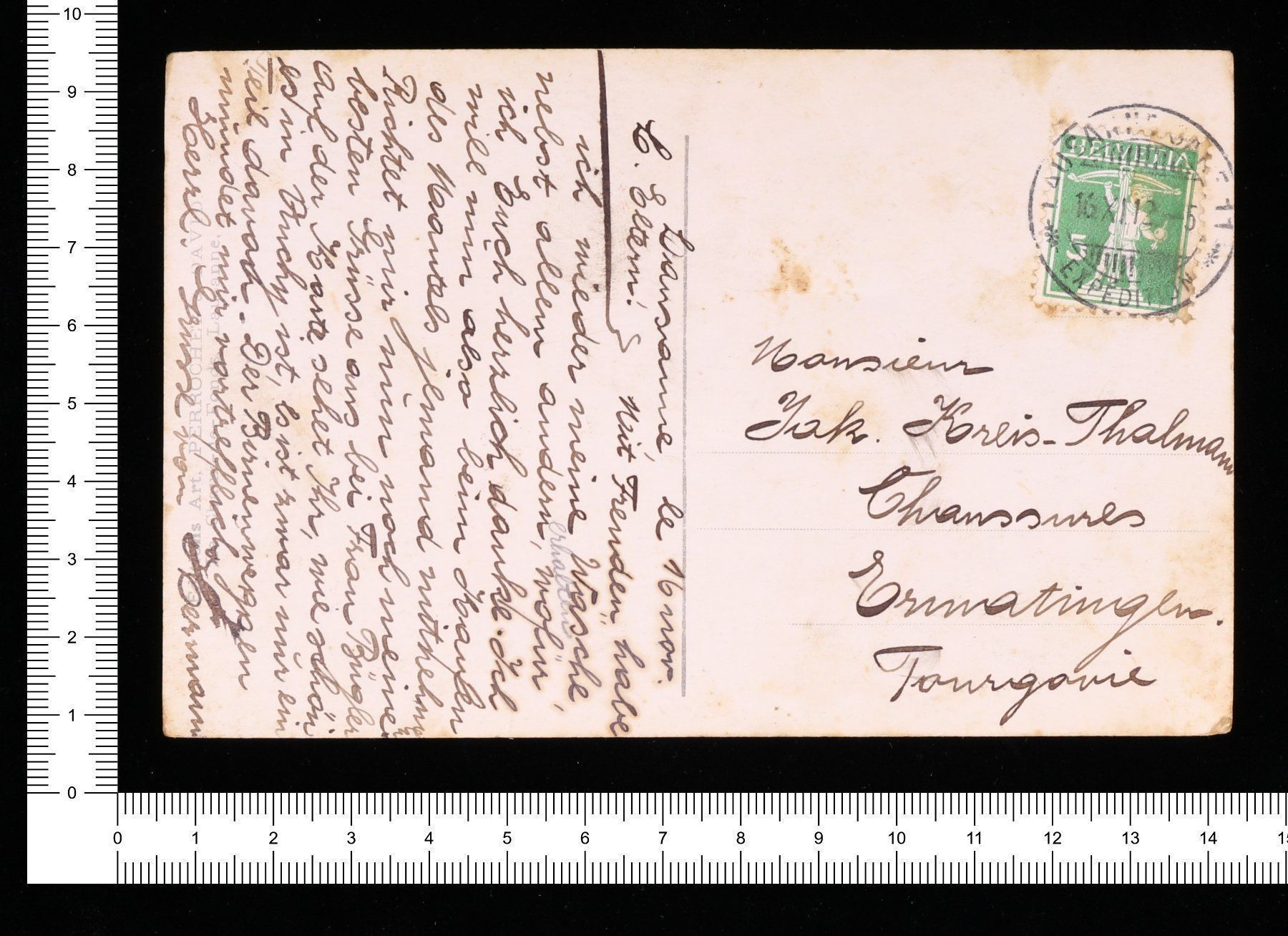 Cartes postales: Ouchy - Le Quai et les Alpes – D'occasion à Riehen par Tignanello1 1
