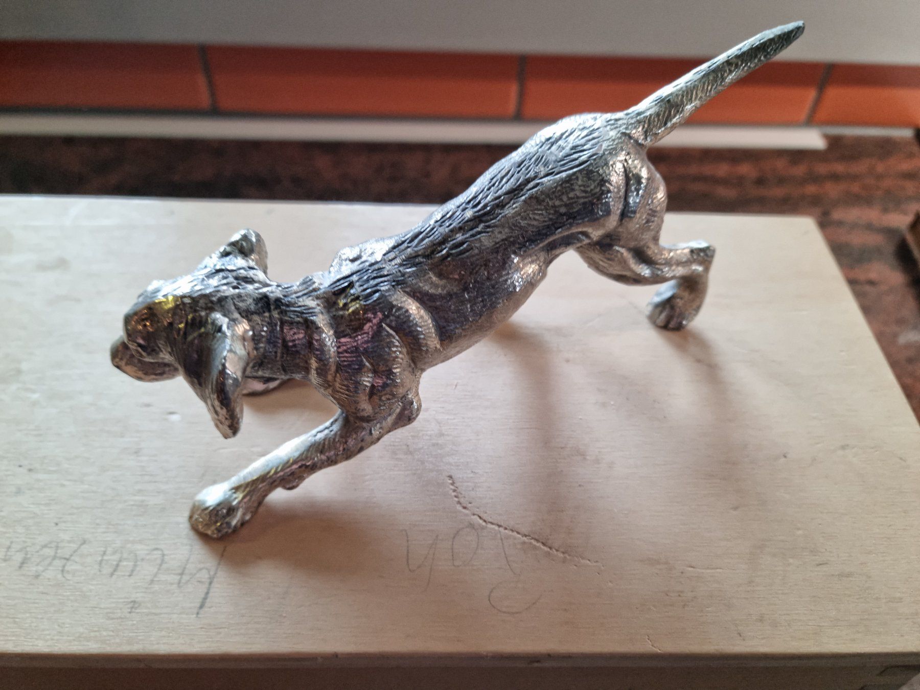Statuette: HUND Antik  schwer 423 gr. – Usato da Trachslau venduto da bastet06 3