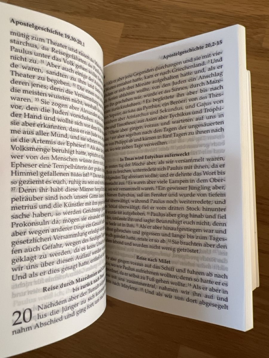 Libri: Die Bibel 2. Teil - Neues Testament + Psalmen, Kleinformat – Usato da Frick venduto da clembou 1