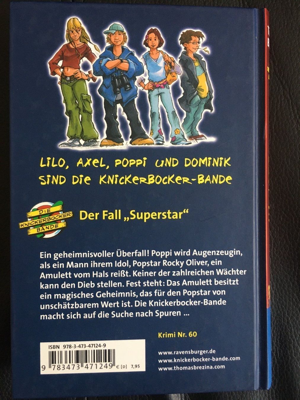 Libri: Das Amulett des Superstars - Knickerbocker Bande – Usato da Oberiberg venduto da Cheyha 1