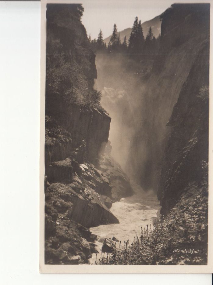 Cartoline postali: Handeckfall ca. 1930 – Usato da Bürglen TG venduto da StampGraf