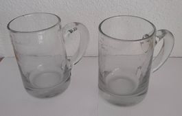 2 Bierhumpen ca. 1900