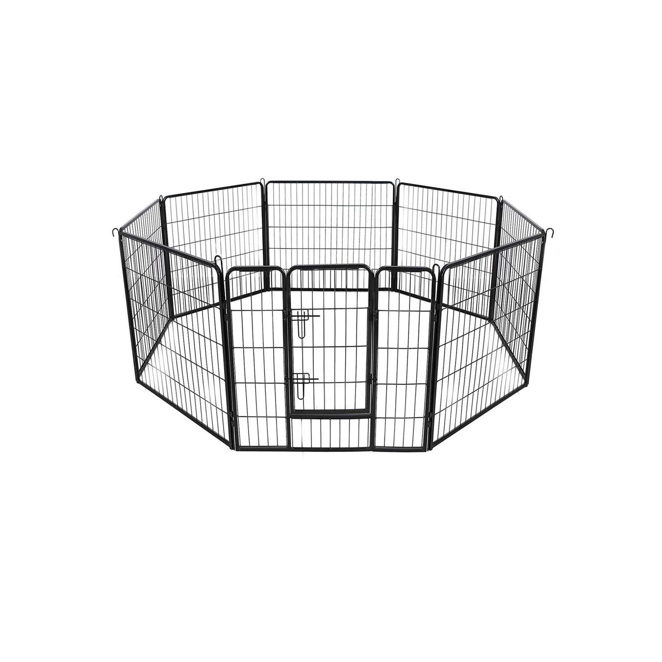 Box & Barriere di sicurezza: Hundelaufstall Achteck schwarz – Nuovo e nell'imballaggio originale da Lachen SZ venduto da MAMORU-MOEBEL