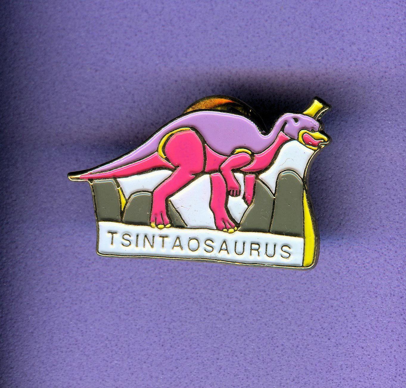 Plaketten & Abzeichen: Saurier  TSINTAOSAURUS – Gebraucht aus Winterthur von Sammleroase