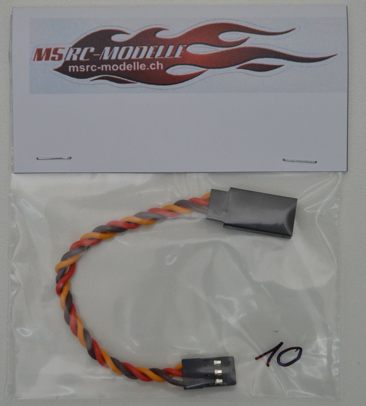 RC Modellbau: Servo Verlängerungskabel JR 10cm – Neu und originalverpackt aus Rüti von MSRCModelle