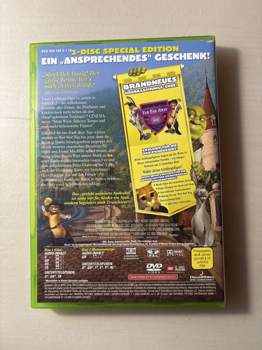 Alle DVDs: Shrek 2 (0325) – Gebraucht aus Ruswil von Slivio_ 1