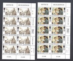 GUERNSEY  EUROPA CEPT 2 Bogenteile ** 1990
