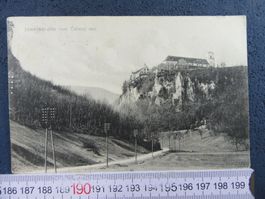 MARIASTEIN VOM TALWEG FLÜH AUS MIT STROMLEITUNG 1909 SO AK