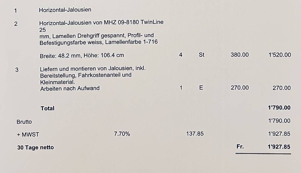 Dischi in vinile: Horizontal-Jalousien – Usato da Waltenschwil venduto da evhuber 2