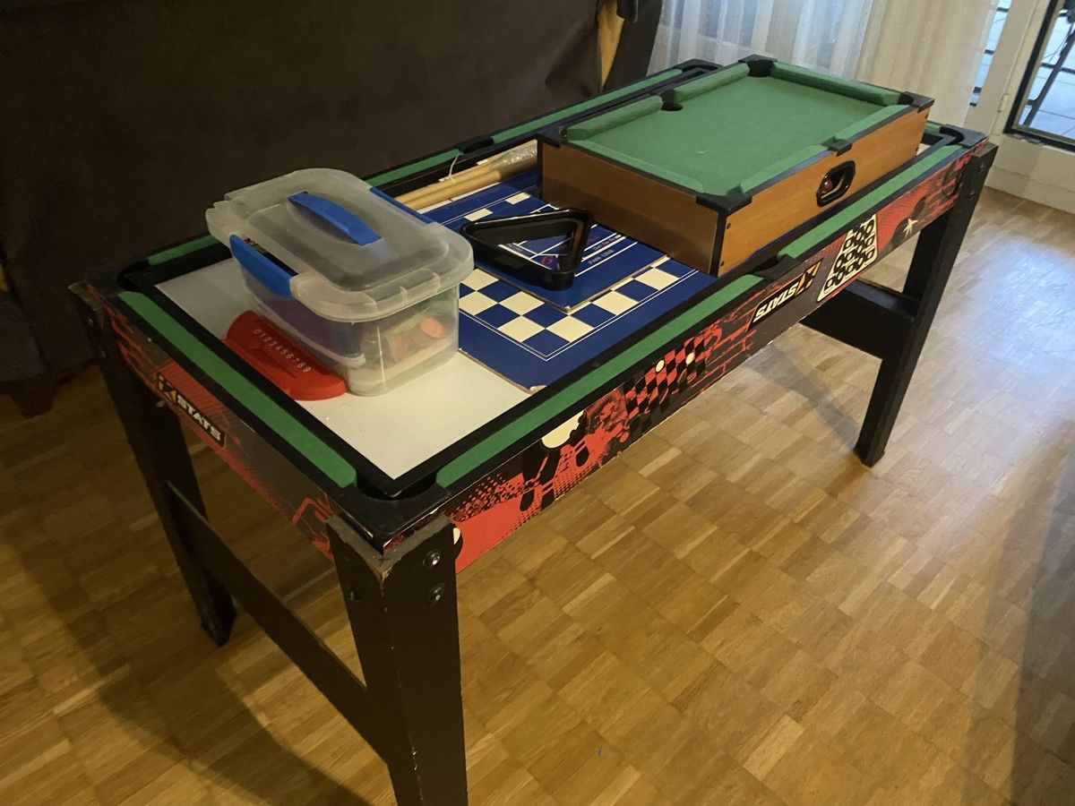 Tavoli da biliardo: Spieltisch Multifunktion mit Zubehör gebraucht – Usato da Niederhasli venduto da sha_c8ks 1