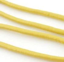 Lederband ockergelb ca. 5,5mm  je 50cm