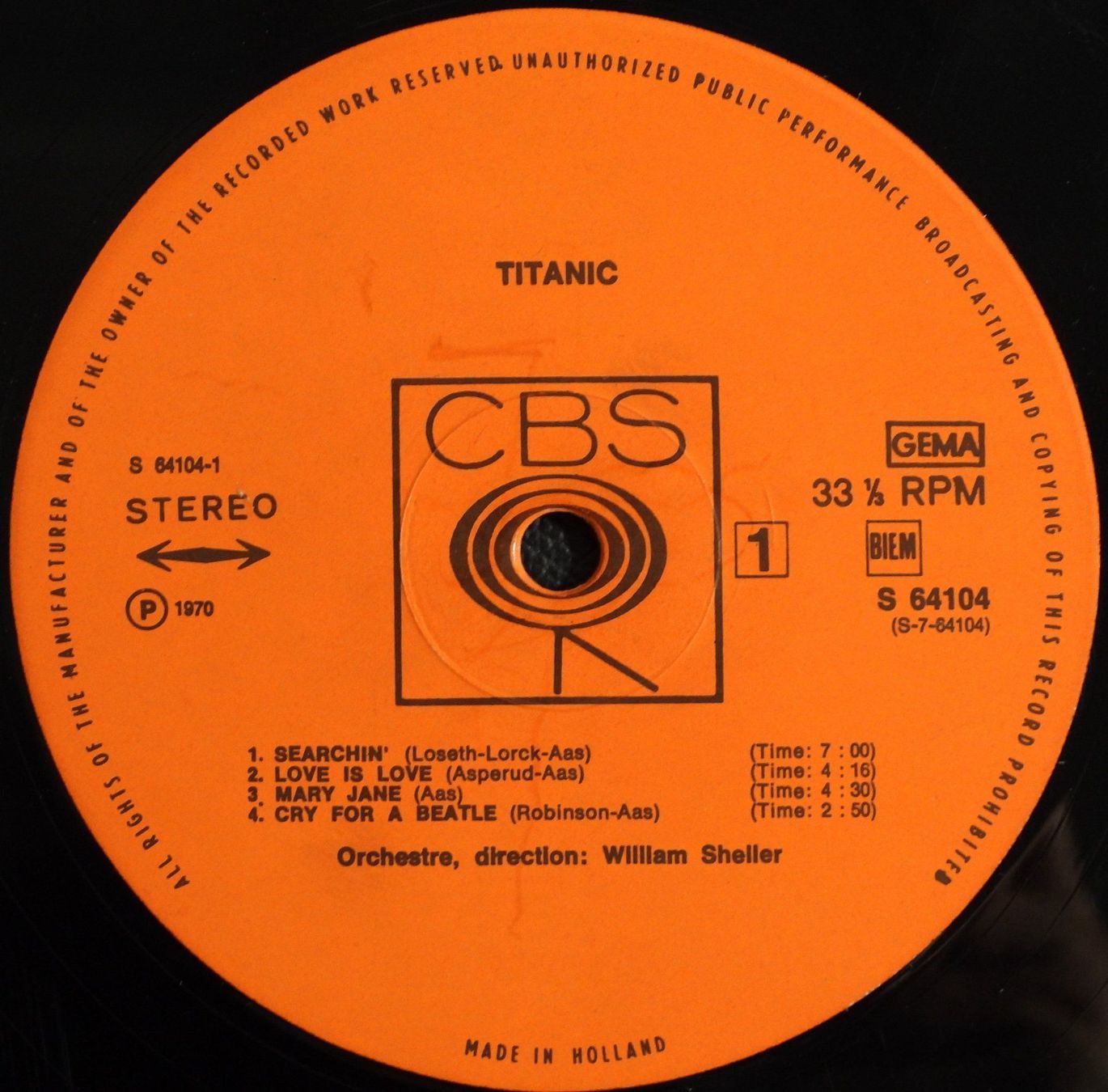 Vinyles: Titanic LP 1970 – D'occasion à Dübendorf par mar_85sd 3