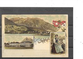 OW Gruss aus Sarnen 1899 (Litho)