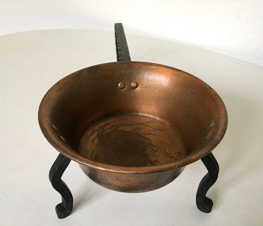 Antike Kupfer Butterpfanne | Kaufen auf Ricardo